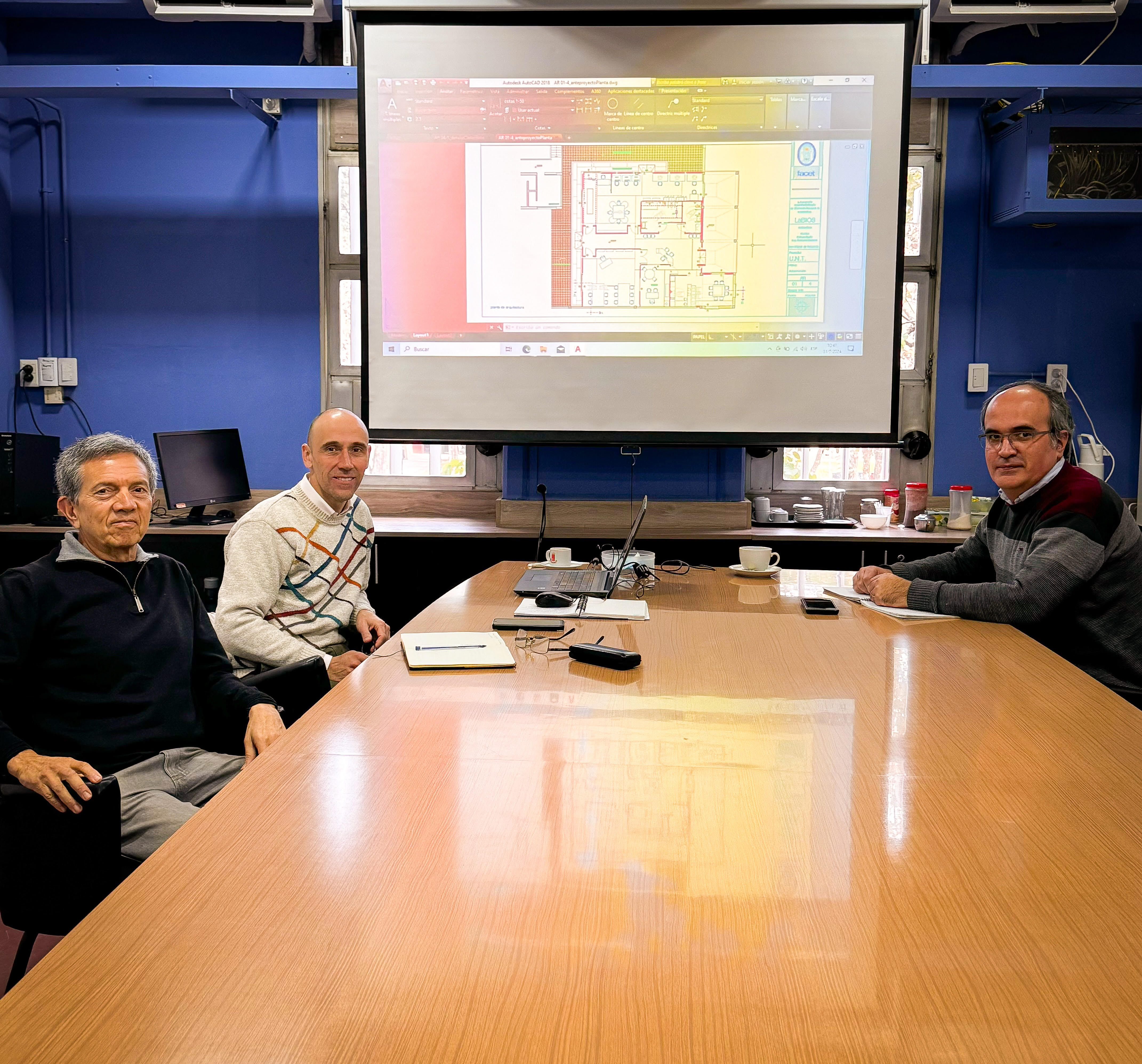 Reunión de avances de obra del Laboratorio Interdisciplinario de Biomecánica para la Inclusión