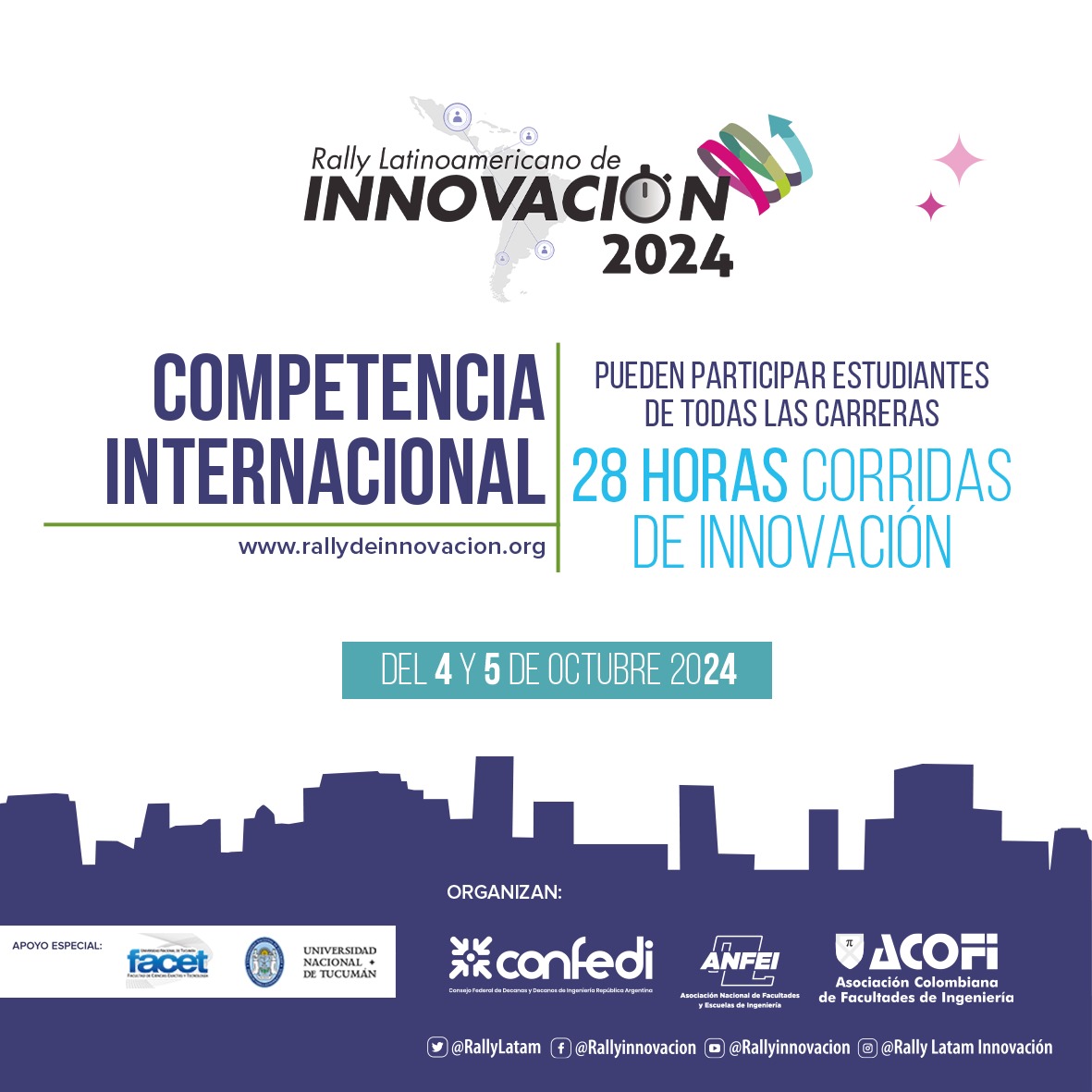 La FACET será sede del “Rally Latinoamericano de Innovación”