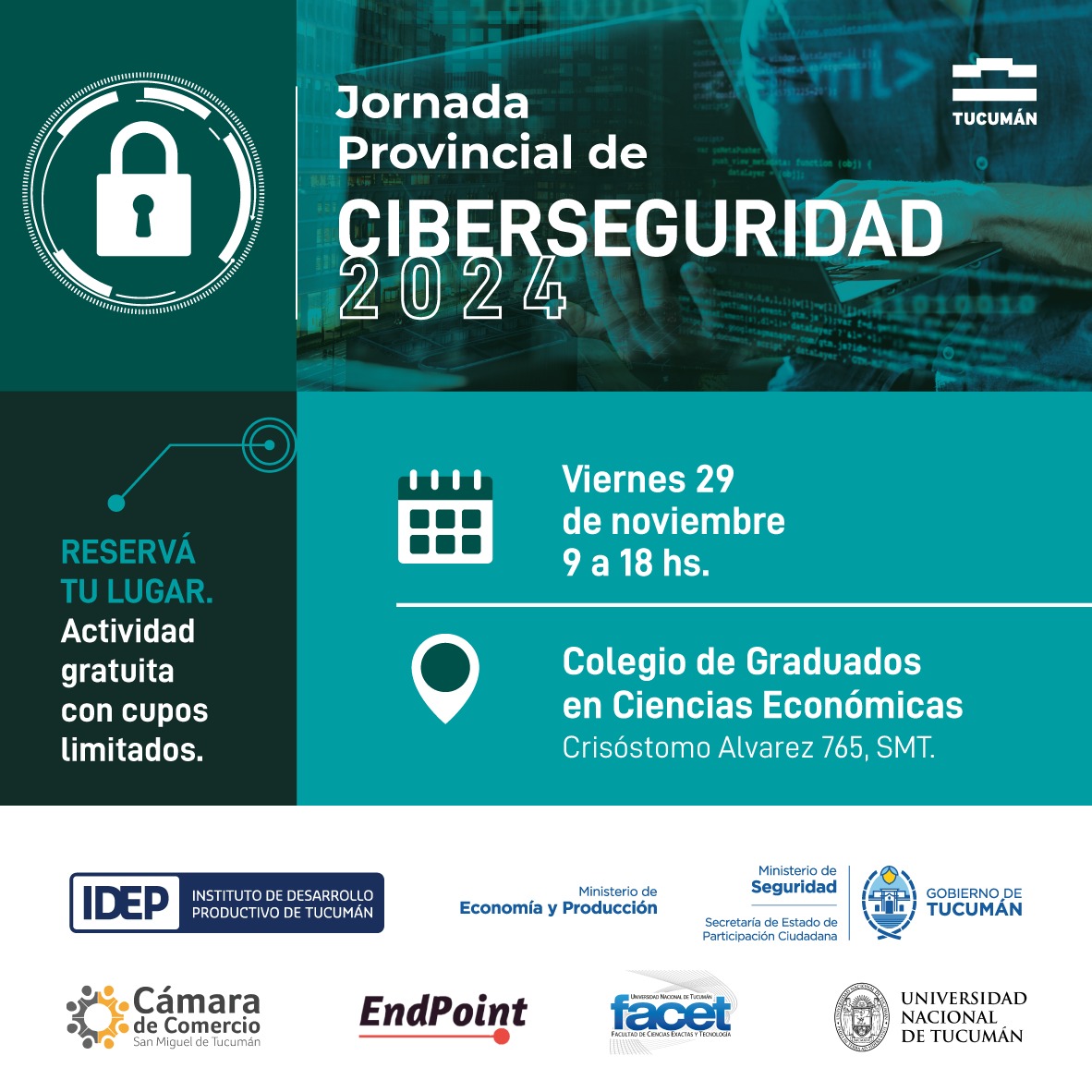 La FACET organiza: “Jornada Provincial de Ciberseguridad 2024”