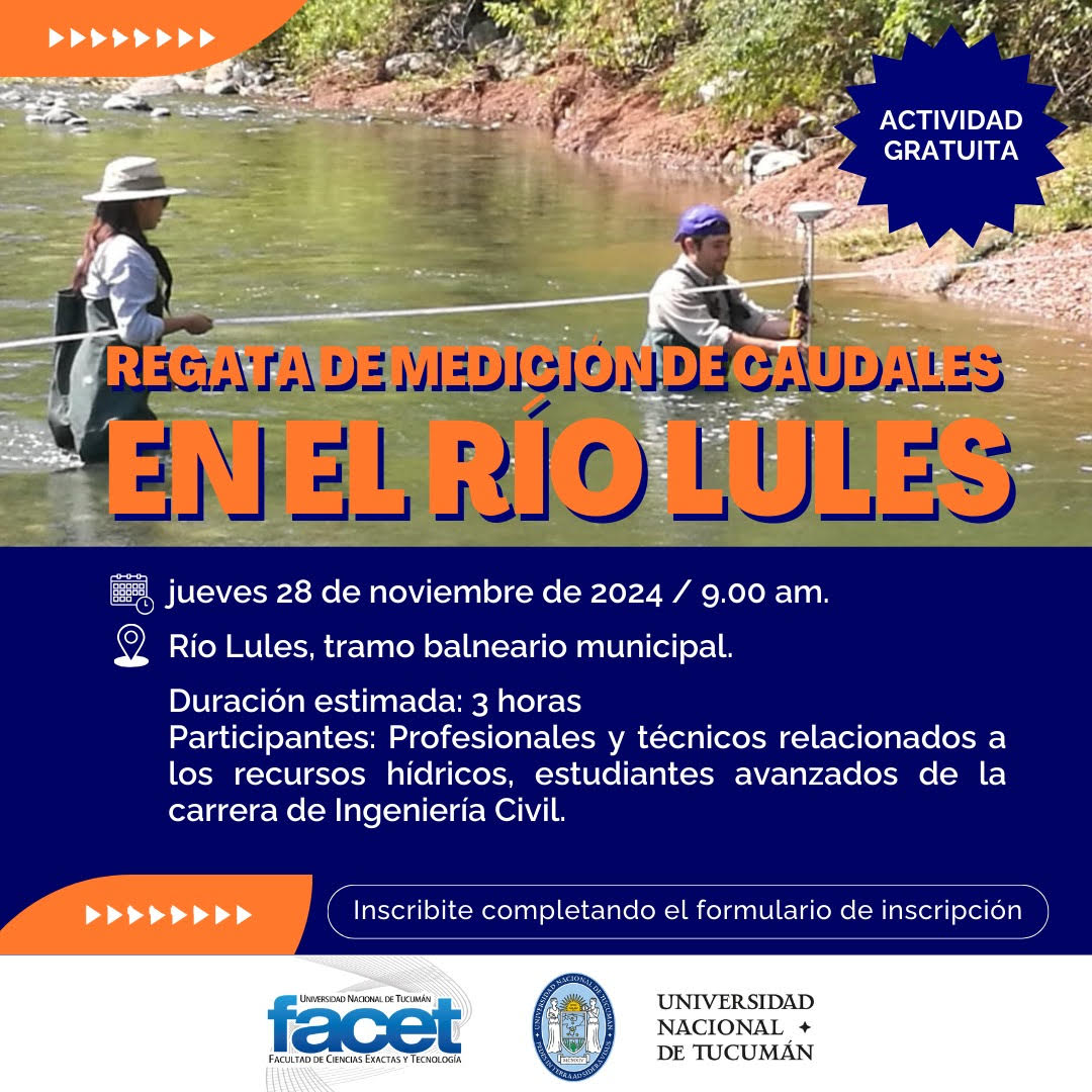 Regata de Medición de Caudales en el Río Lules