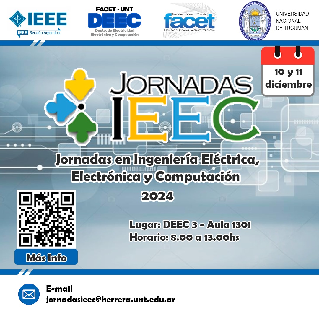 Jornadas en Ingeniería Eléctrica, Electrónica y Computación en la FACET